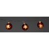Weihnachtslichterkette „Stars“, 120 cm, 10 LEDs, Farbe: Kupfer, batteriebetrieben