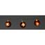 Weihnachtslichterkette „Stars“, 120 cm, 10 LEDs, Farbe: Kupfer, batteriebetrieben