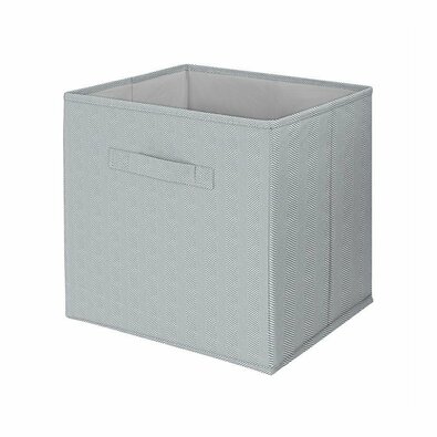 Compactor Zložljiva shranjevalna škatla za policeBoston 31 x 31 x 31 cm, siva