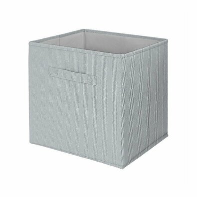 Cutie de depozitare pliabilă pentru sertar Compact or Boston, 31 x 31 x 31 cm, gri