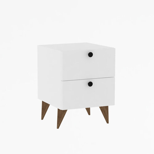 Nachttisch Kada White