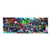 Trefl panorámás puzzle Marvel világa, 1000 részes