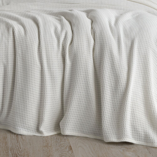 4Home Bawełniana narzuta na łóżko Claire kremowy, 220 x 240 cm