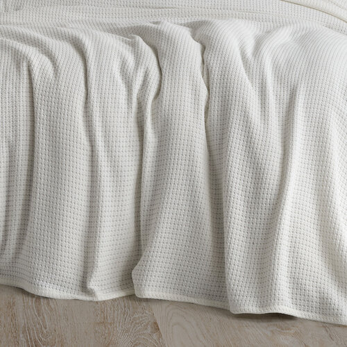 4Home Tagesdecke aus Baumwolle Claire Creme, 220 x 240 cm