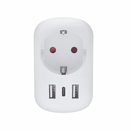 Solight PA03USA Cestovný adaptér USA USB A+C pre použitie v Spojených štátoch, typ B