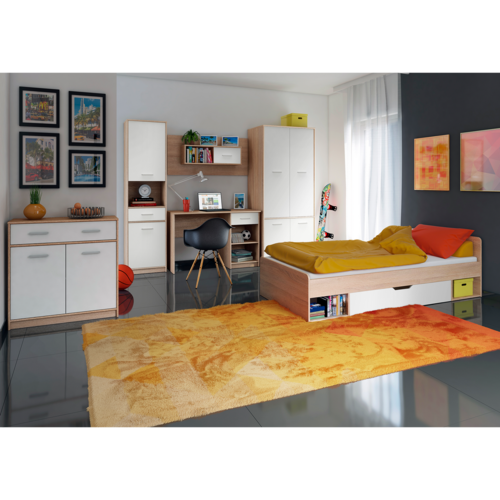 Schrank TEYO 2D1S, Weiß