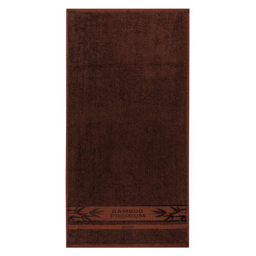 4Home Bamboo Premium törölköző, sötétbarna, 30 x 50 cm, 2 db-os szett