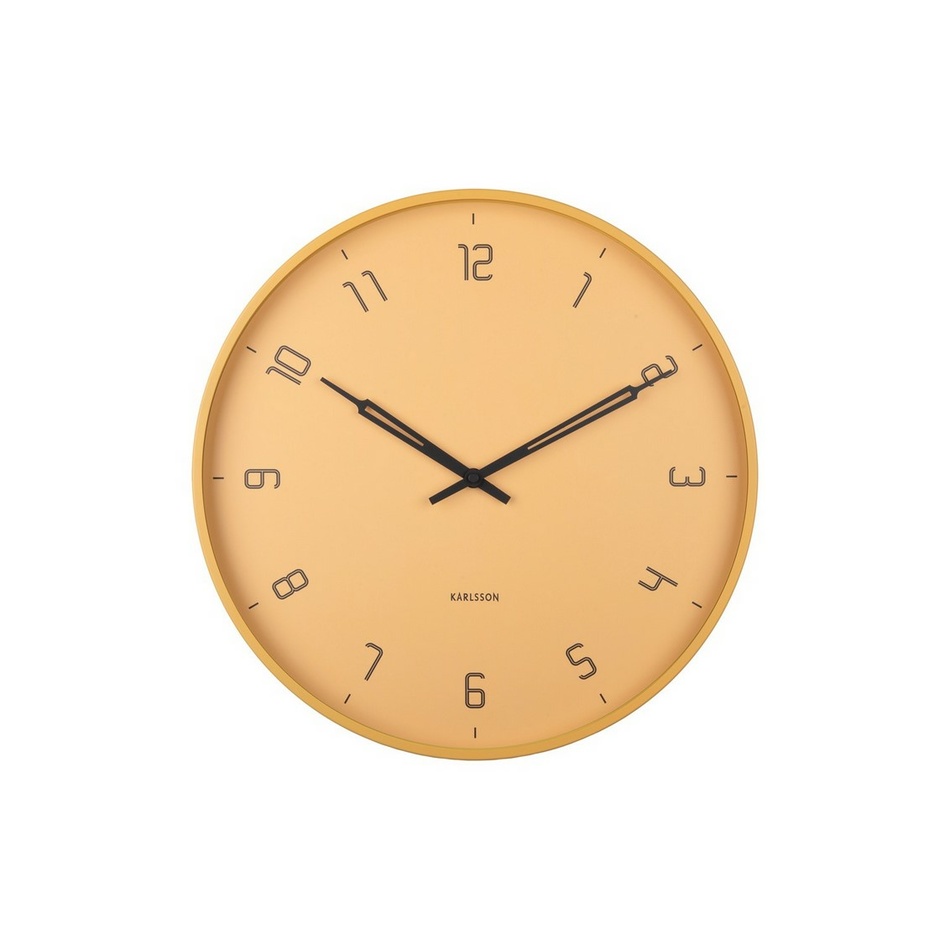 Karlsson 5950YE design falióra 40 cm, sárga