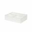 Organizator za perilo in dodatke Compactor TEX, 32x 25 x 8 cm, bel