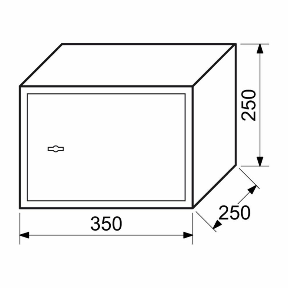 Acélszéf mechanikus zárral RS.25.K termék 2. képe