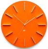 Future Time FT2010OR Round orange Designové nástenné hodiny, pr. 40 cm