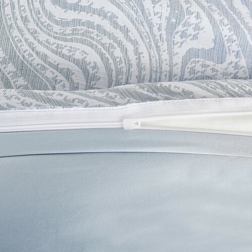 Jacquard-Bettwäsche Colorado blau, 140 x 200 cm, 70 x 90 cm