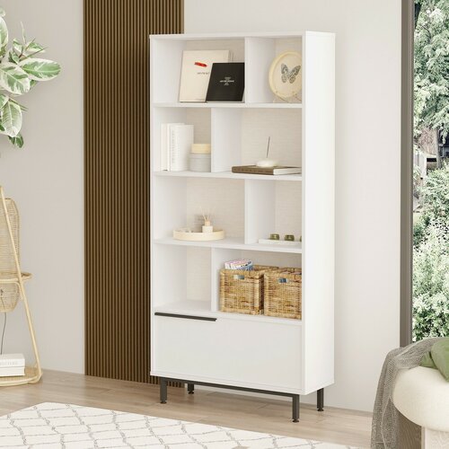 Biblioteczka One White