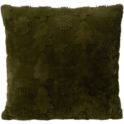 Kissen Little Trees grün, 45 x 45 cm