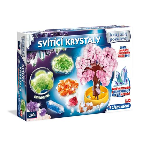 Clementoni Detské laboratórium - Výroba svietiacich kryštálov