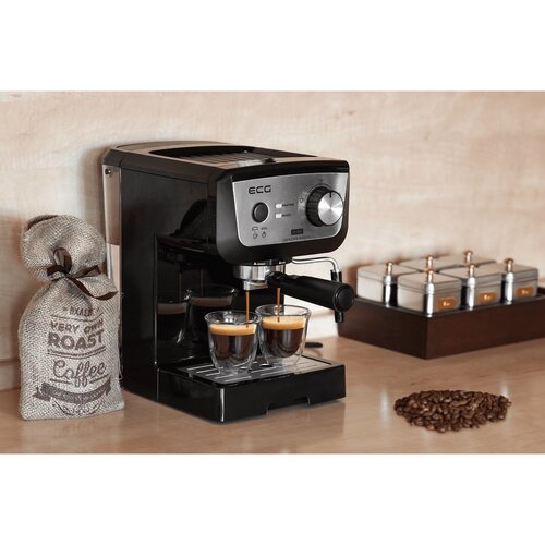 ECG ESP 20101 ročajni aparat za espresso Black