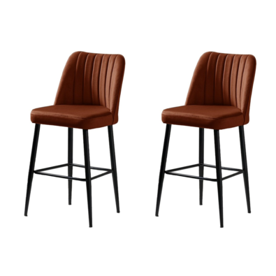 Set de scaune de bar Vento Tile Red and Black, 2buc.