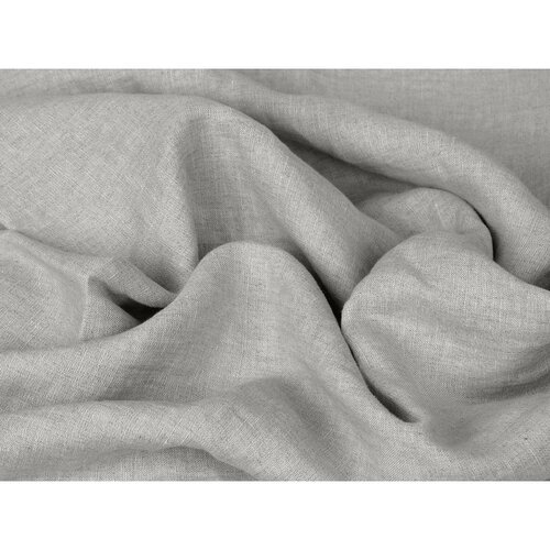 Pościel z mieszanki bawełny i lnu, szary, 220 x 200 cm, 2 szt. 70 x 80 cm
