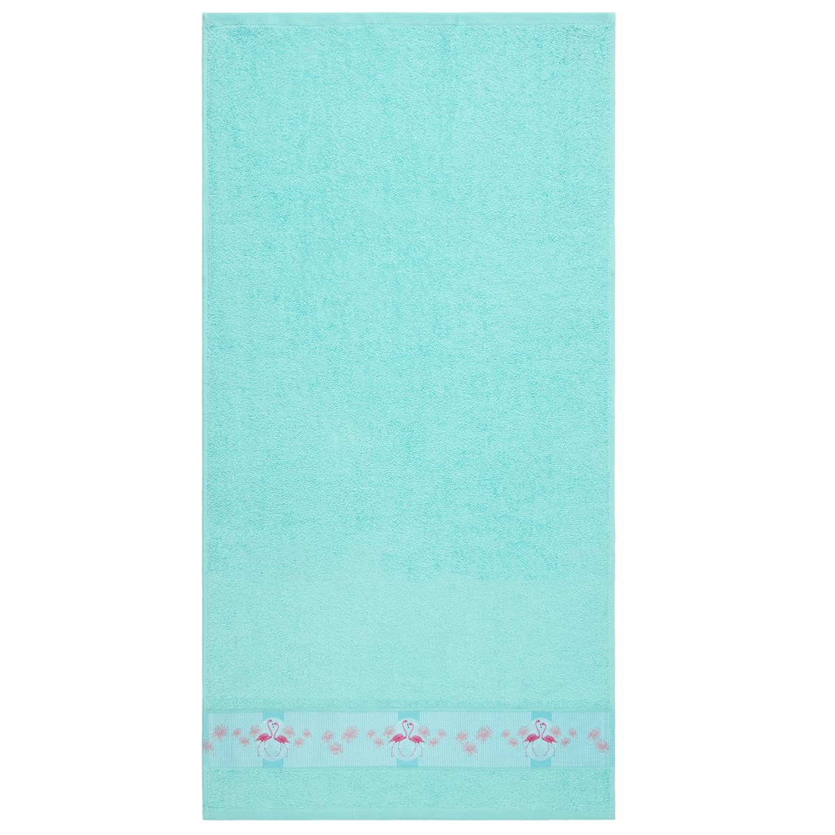 Osuška Flamingo modrá, 70 x 140 cm, 70 x 140 cm