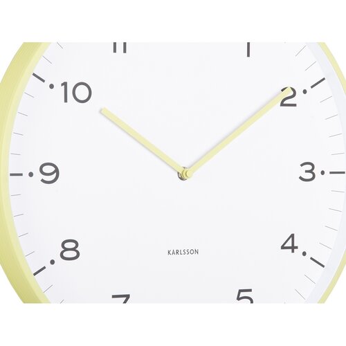 Karlsson 6011GR designové nástěnné hodiny žlutá, pr. 40 cm - thumb (2)