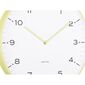 Karlsson 6011GR design ceas de perete galben, diametru 40 cm
