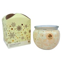 Arome Svíčka ve skle a flower boxu, Snowflake, 90 g