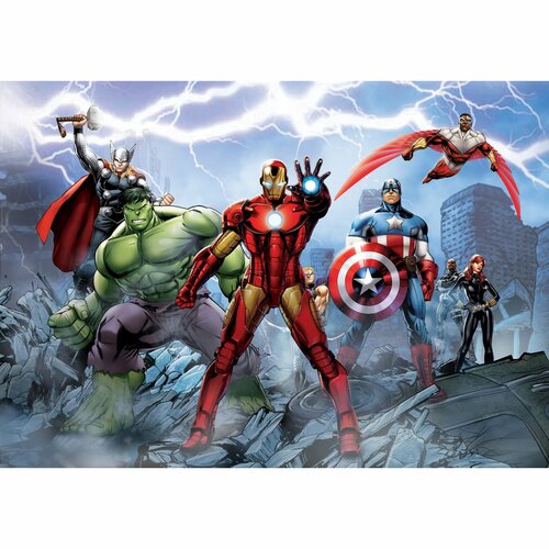 Detská fototapeta XXL Avengers 360 x 270 cm, 4 diely