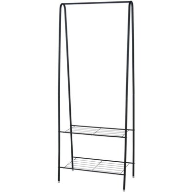 Металева вішалка для одягу Giovanni, 2 полиці, 61 x 152 x 34 см