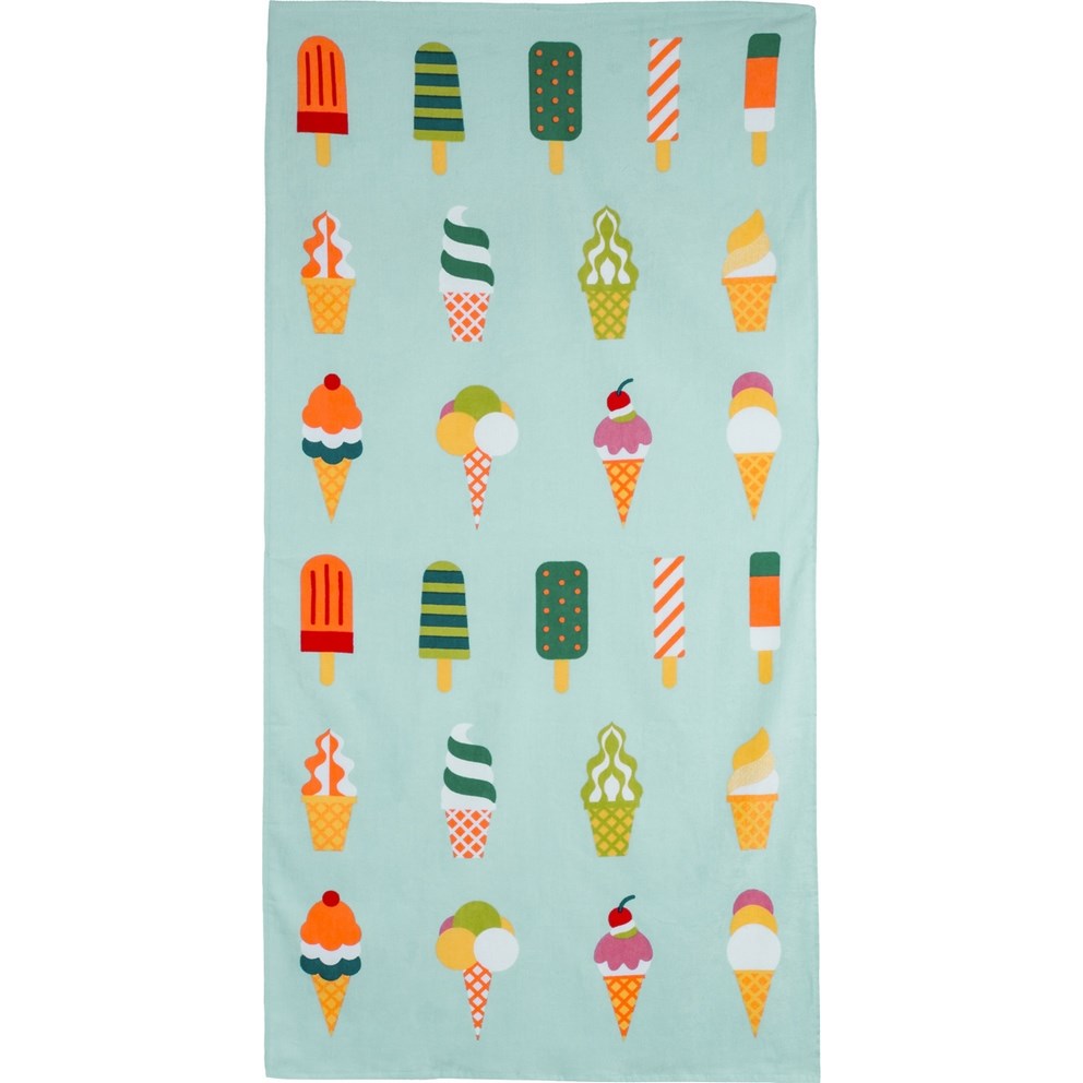 Jules Clarysse Plážová osuška Ice Cream, 70 x 140 cm