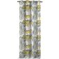 Restilo Draperie Blackout Palm Leaves galbenă, 140 x 245 cm