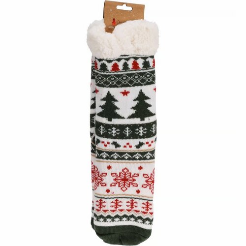 Świąteczne skarpety Christmas Trees, damskie, rozmiar uniwersalny, 1 para