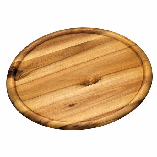 Kesper 28462 Tăietor pentru pizza din lemn deacacia, diametru 32 cm