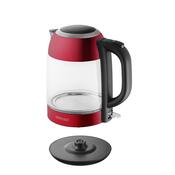 Concept RK4081 rýchlovarná kanvica sklenená 1,7 l, červená