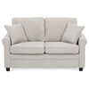 Dwuosobowa sofa ASB-4170 BGE2, manżestrowa, beżowa