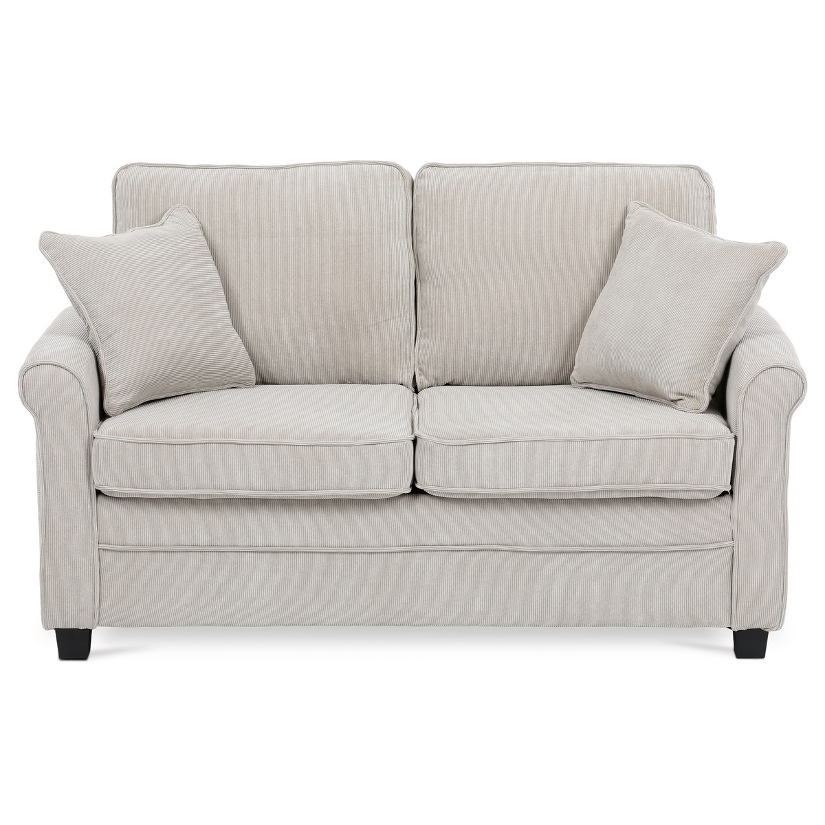 Dwuosobowa sofa ASB-4170 BGE2, manżestrowa, beżowa