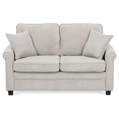 Dwuosobowa sofa ASB-4170 BGE2, manżestrowa, beżowa