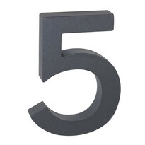 Număr aluminiu de casă suprafață în relief 3D