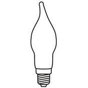 Svetelná reťaz Plameň biely, 16 LED žiaroviek Filament, predĺženie
