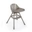 Dolu Dětská jídelní židlička s pultem, šedá, 90 x 70 x 60 cm