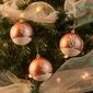 4Home Zestaw ozdób świątecznych Frost, 6 szt., różowy
