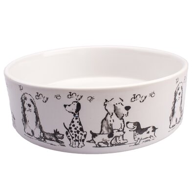 Ceramiczna miska dla psa Dog friends, 15 x 5 cm