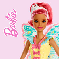 Prosop magic de copii Barbie Zâna fluturilor, 30 x 30 cm