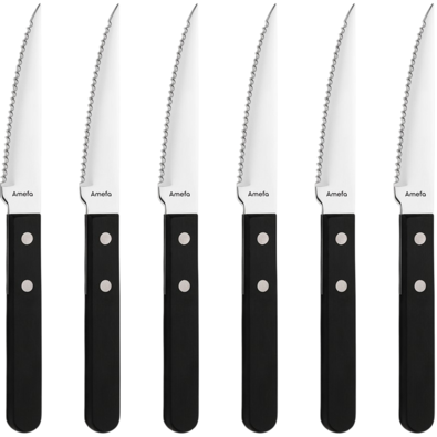 Amefa 6 darabos steak kés szett Pizza