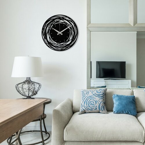 Nástěnné hodiny Black Nest  S022, 48 x 48 cm