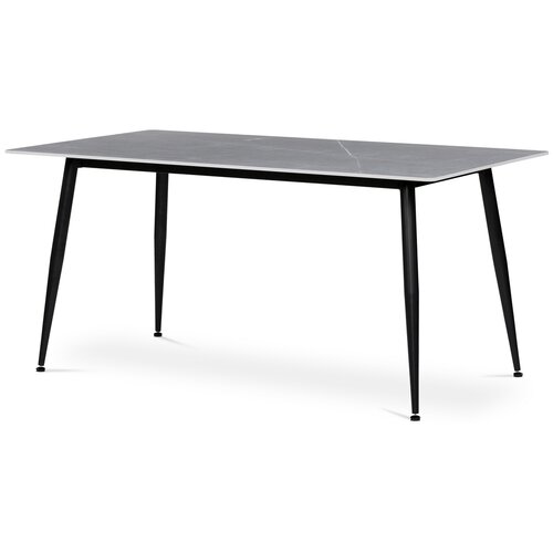 Esstisch 160 x 90 cm, grauer Marmor