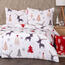 Lenjerie de pat din micro-flanelă 4Home Cute reindeer, 140 x 200 cm, 70 x 90 cm