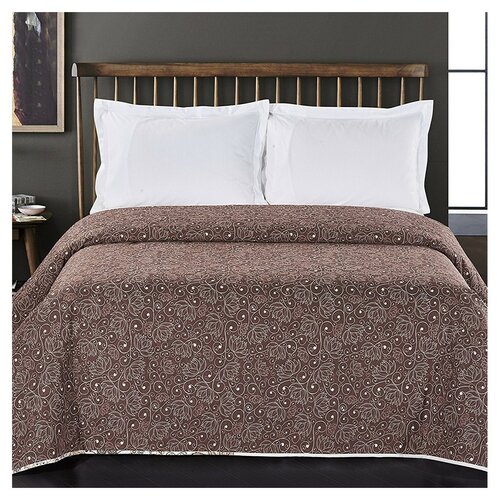 DecoKing Покривало для ліжка Alhambra коричневий, 220 x 240 см