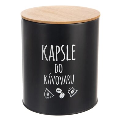 Orion Pločevinka za kapsule za kavni aparat, ČRNA
