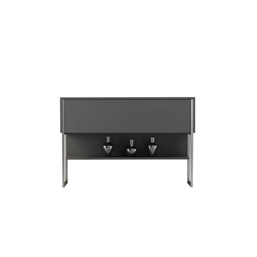 Komoda Luxe Anthracite and Silver