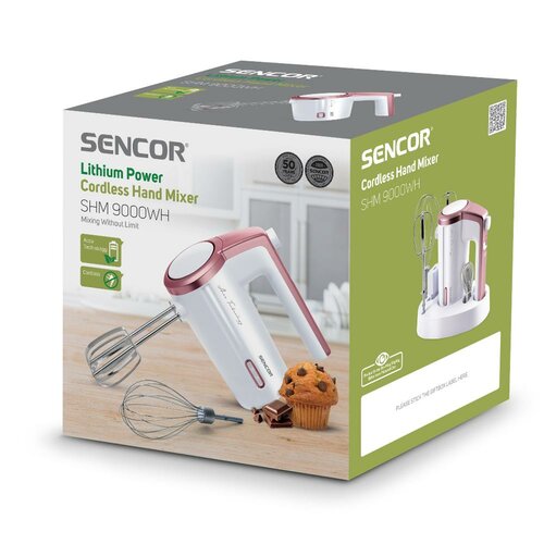 Sencor SHM 9000WH – akumulatorowy mikser ręczny